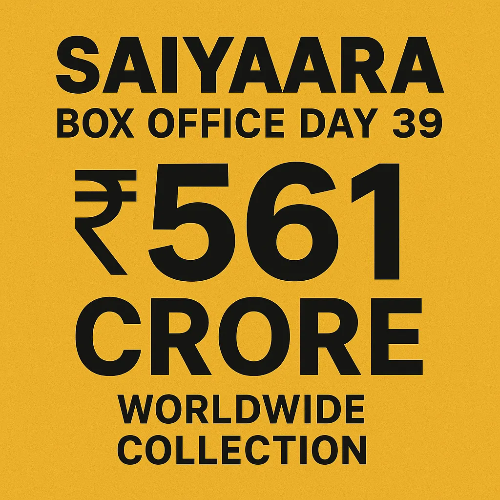 Saiyaara Box Office Day 39: A New Benchmark in Bollywood