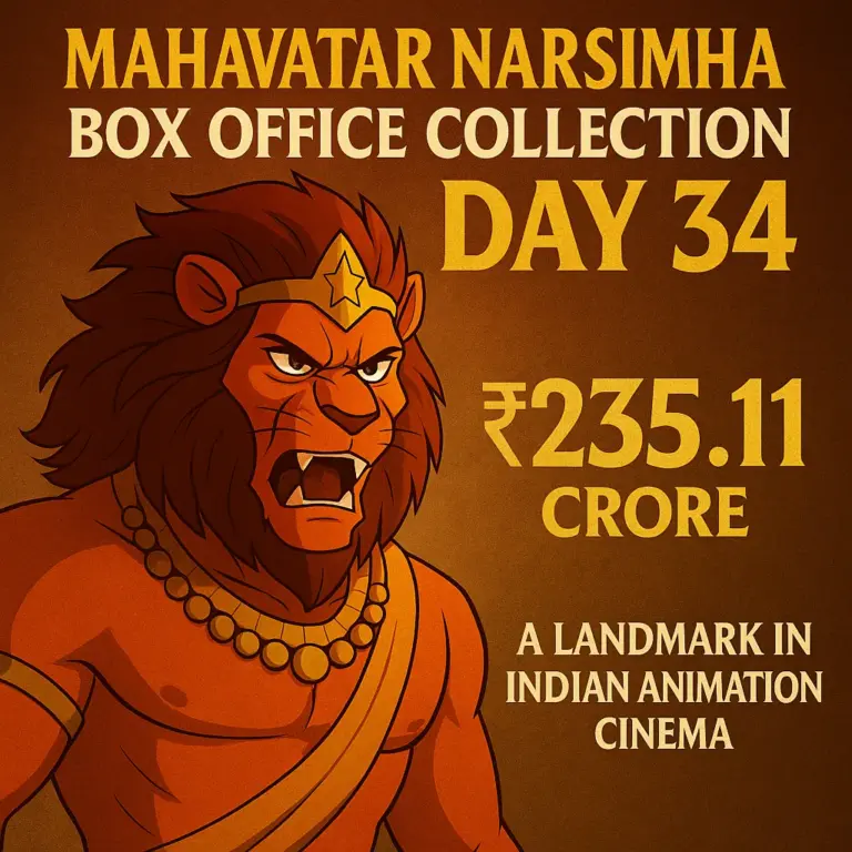 Mahavatar Narsimha Box Office Collection Day 34